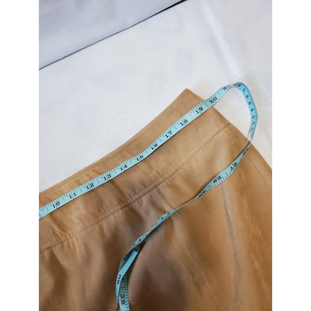 Judith Hart Women's faux suede skirt Sz 16W Back Zip A-line Western-core Lined - Picture 4 of 5